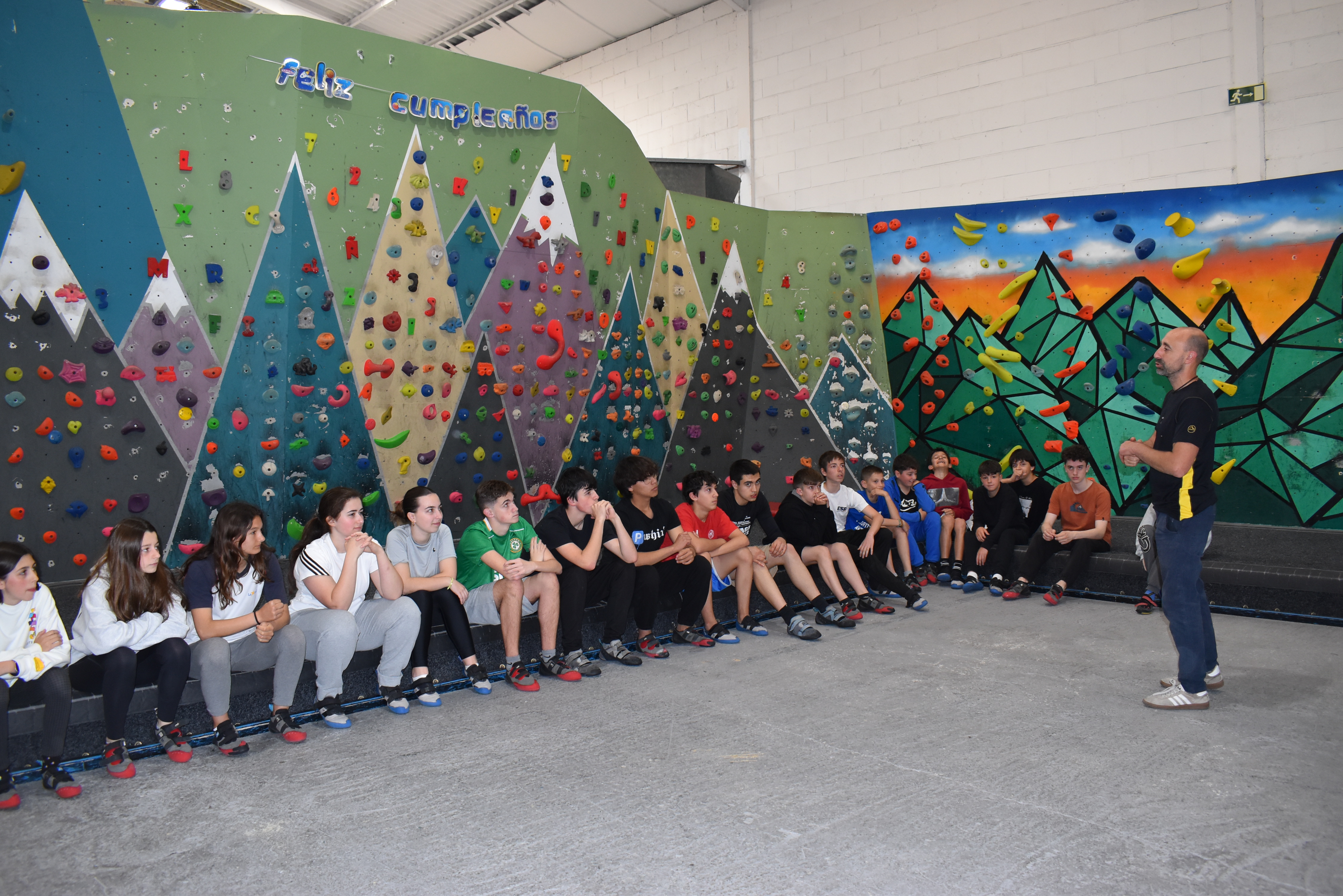 Salle Joven. Rocódromo.