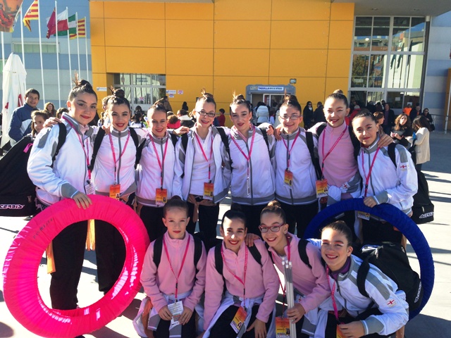 Alumnas en Campeonato Nacional Gimnasia Rítmica
