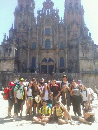 Peregrinos en Santiago