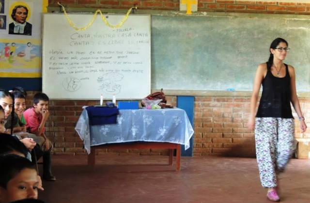 Sara en NIcaragua con PROYDE