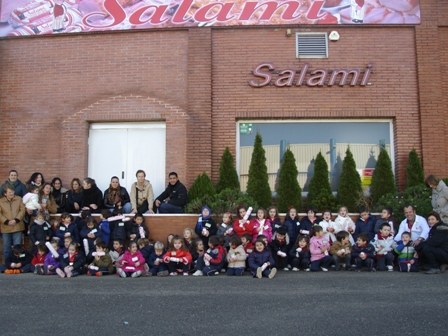 Infantil visita Mercasantander y Salami