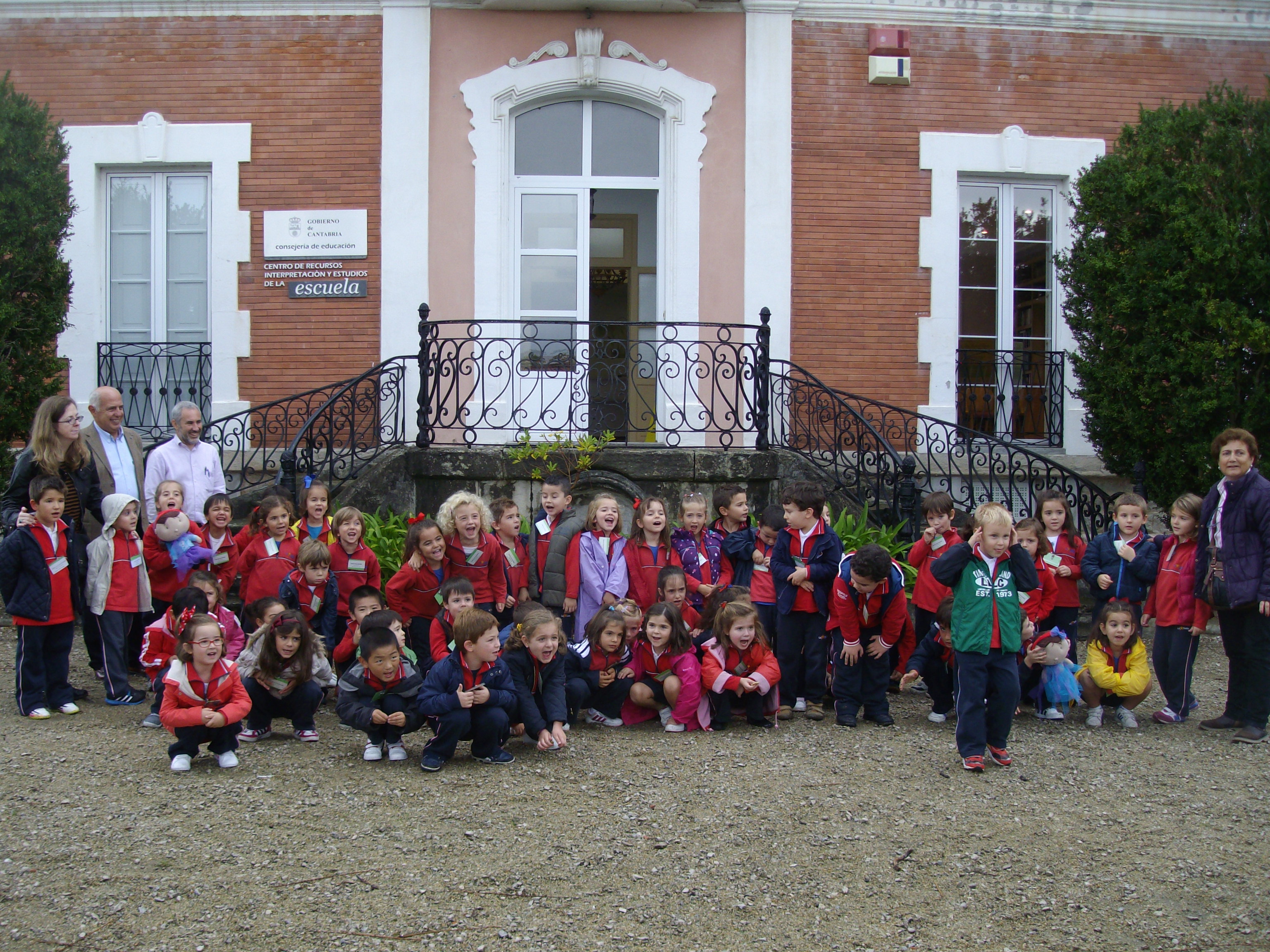 Infantil en el Múseo de la escuela de Polanco.