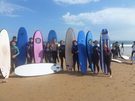 La Salle Joven: Coger olas