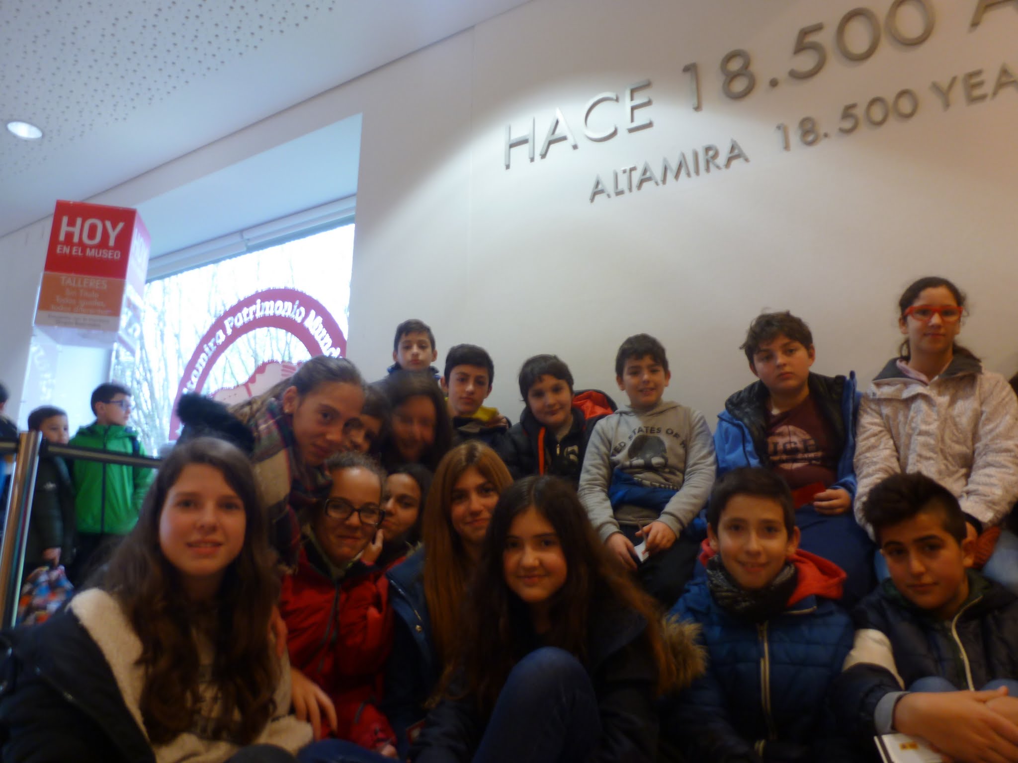 En el museo de Altamira