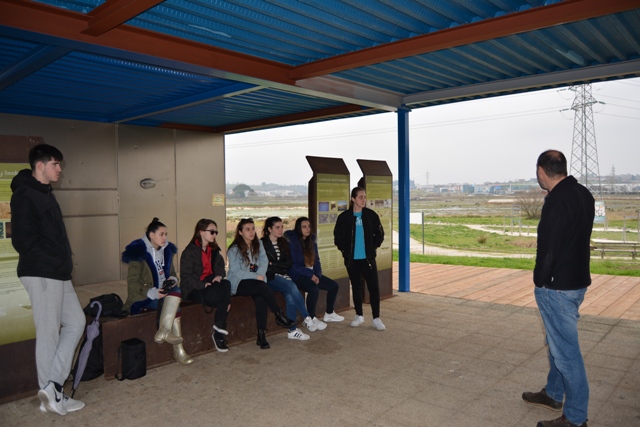 2ºBACH visita las Marismas Negras y Blancas de Astillero