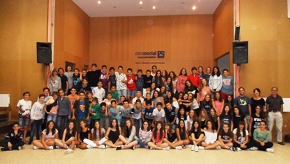 Alumnos de 2º ESO en Polientes 2016