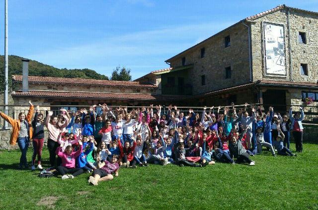 1ºESO en el albergue de Corconte
