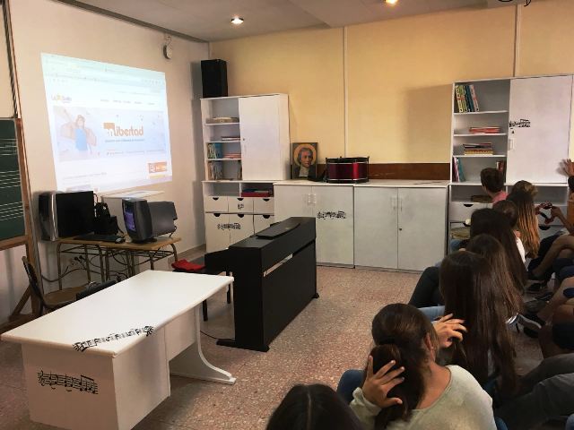 El aula de música se renueva