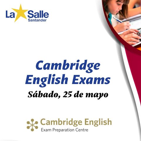 Realización de exámenes Cambridge Ket, Pet y First. 