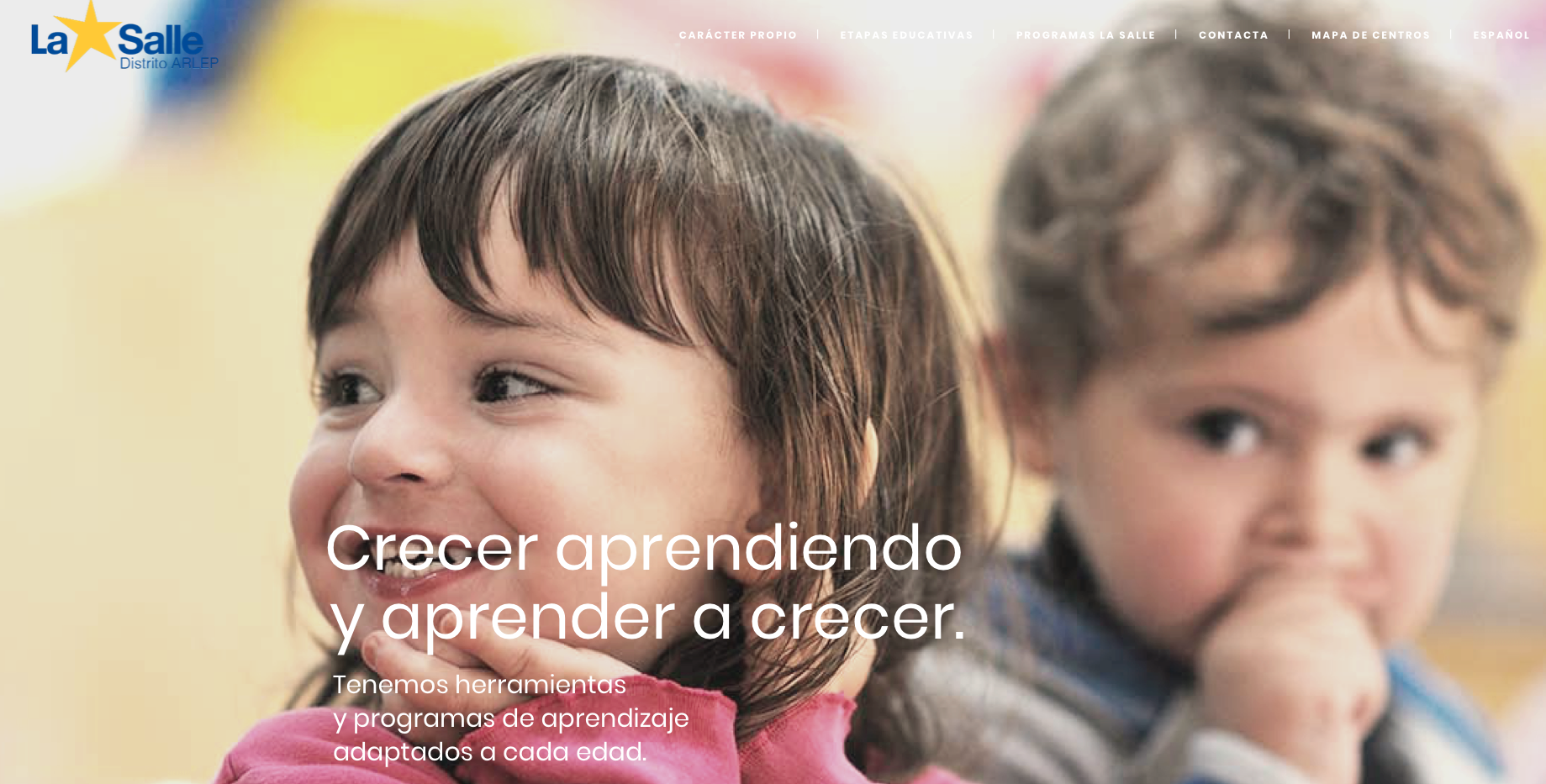 Nuevo diseño de la Web colegios La Salle