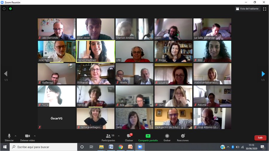 Claustro fin de curso en casa