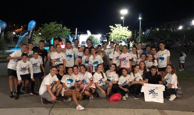 Alumnos del colegio participan en la Carrera nocturna de la Semana del Deporte