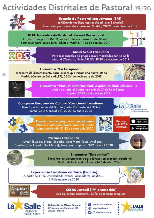 Calendario Pastoral Distrital