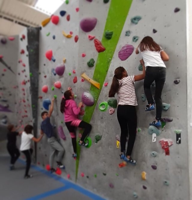Sallejoven se va al rocódromo