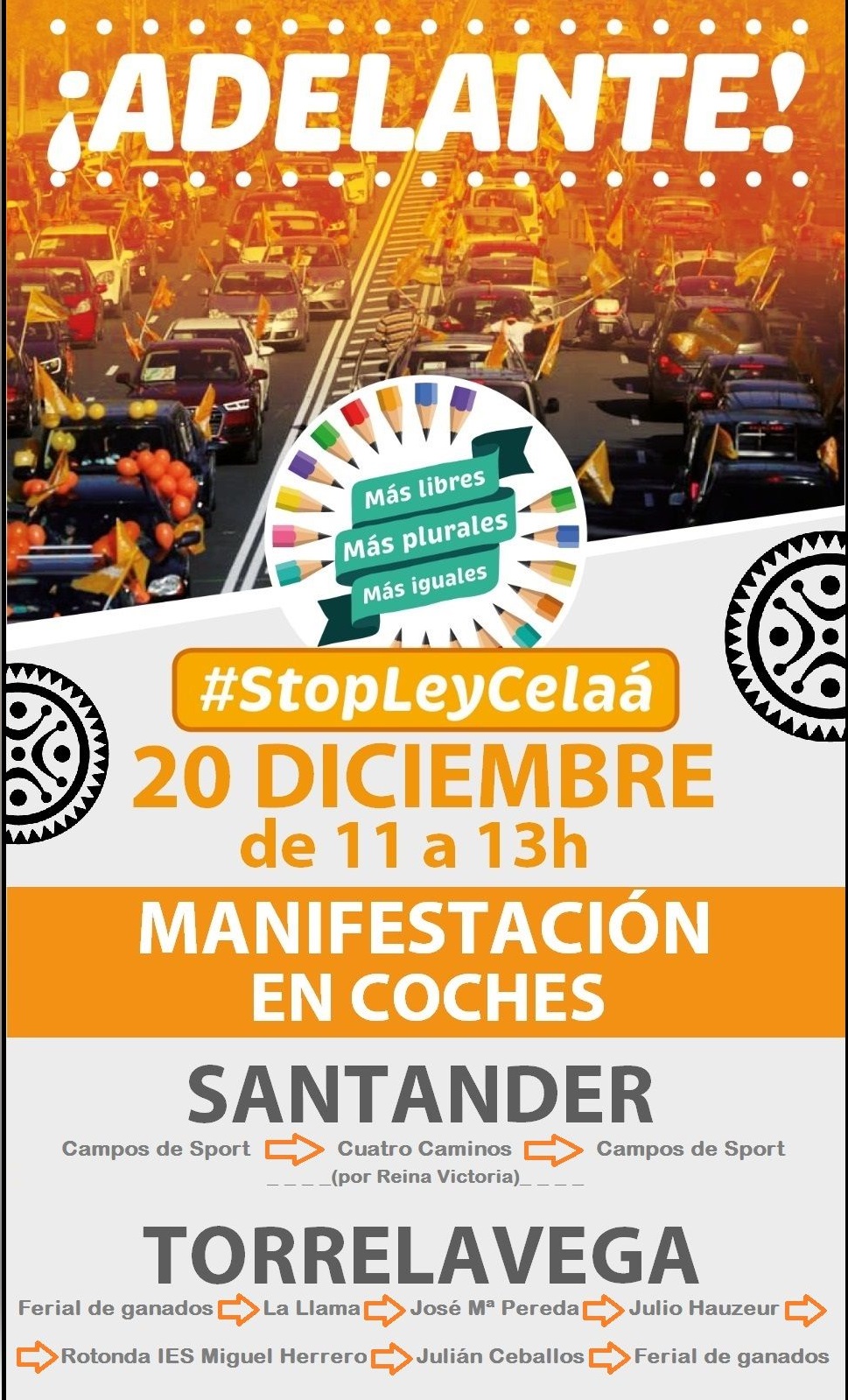 Manifestación contra Ley Celáa