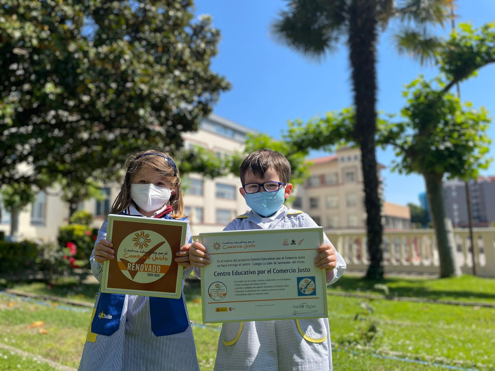 El colegio renueva el sello de Centro Educativo por el Comercio Justo