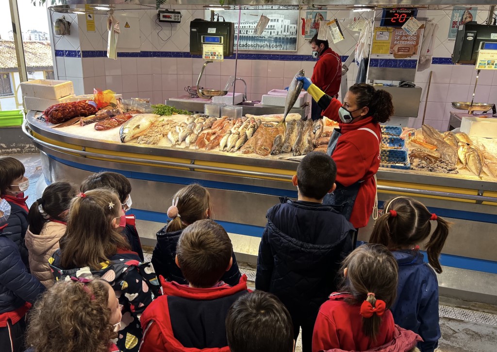 Visita al barrio. 5 años,