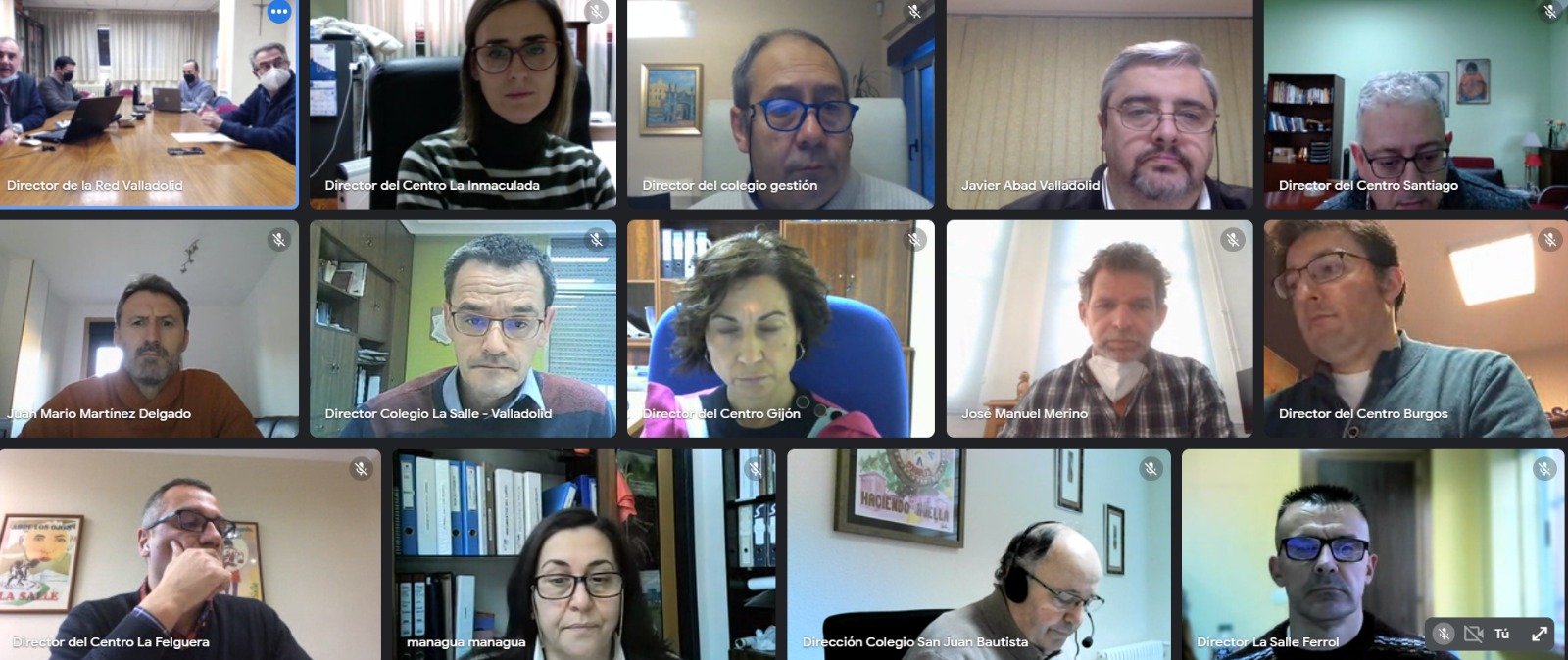 Reunión de directores de centro de la zona noroeste