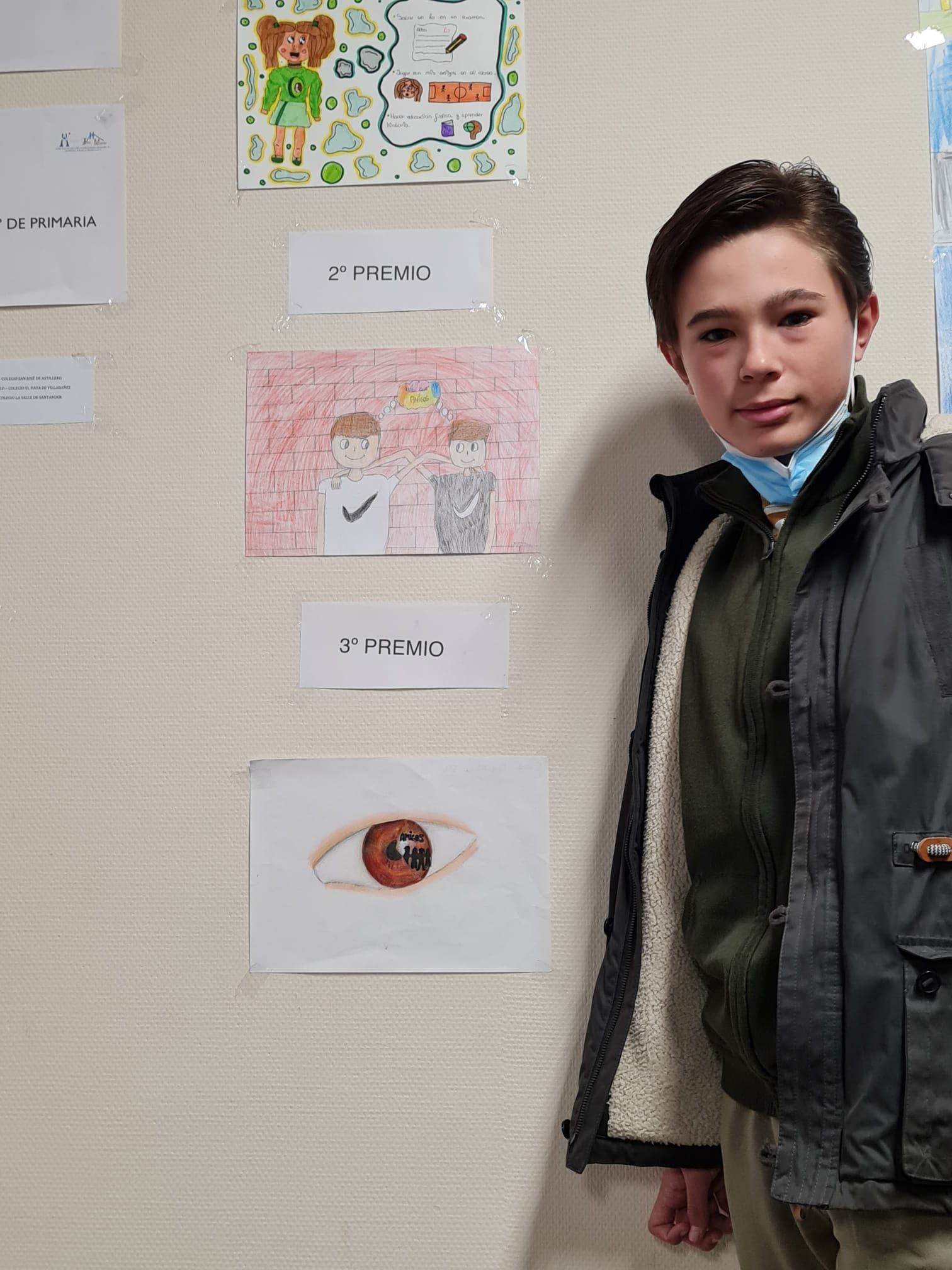 Alumnos del centro premiado en concurso de dibujo de Médicos Mundi