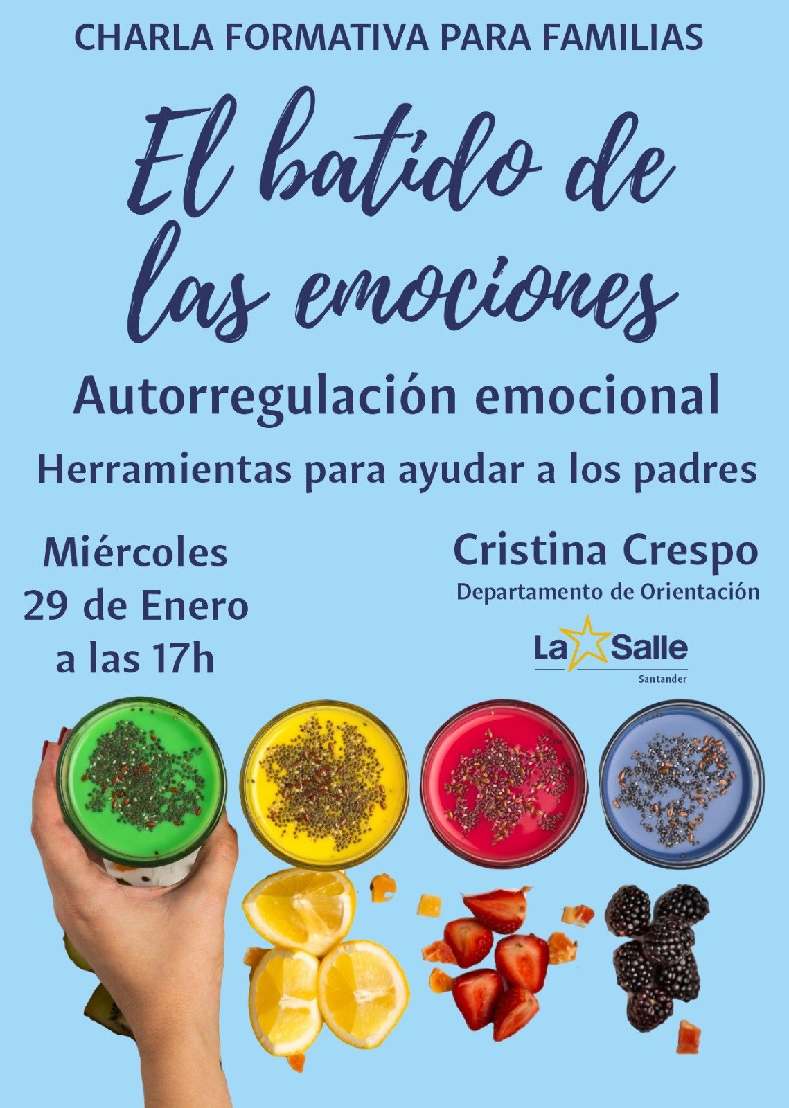 Charla el batido de las emociones.
